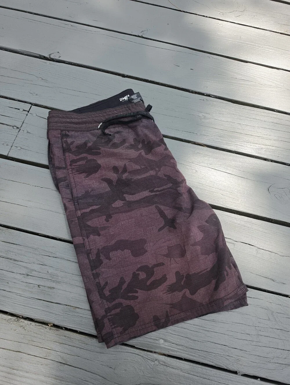 Pelagic High Performance Camo Board Swim Fishing Shorts 34